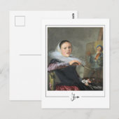 Judith Leyster #4 - Briefkaart met fijne kunst (Voorkant / Achterkant)