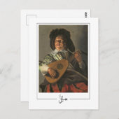 Judith Leyster #61 - Briefkaart met fijne kunst (Voorkant / Achterkant)