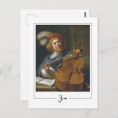 Judith Leyster #8 - Fine Art Briefkaart (Voorkant / Achterkant)