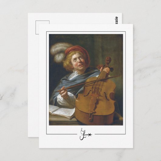 Judith Leyster #8 - Fine Art Briefkaart (Voorkant / Achterkant)