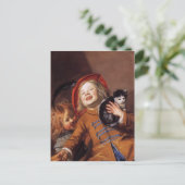 Judith Leyster - Kinderen lachen met een kat Briefkaart (Staand voorkant)