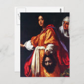 Judith met het hoofd van de Holofernes Briefkaart (Voorkant / Achterkant)