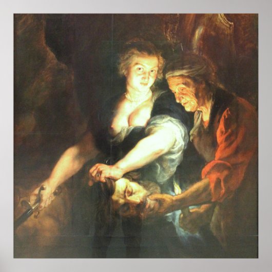 Judith met hoofd Holofernes Poster (Voorkant)