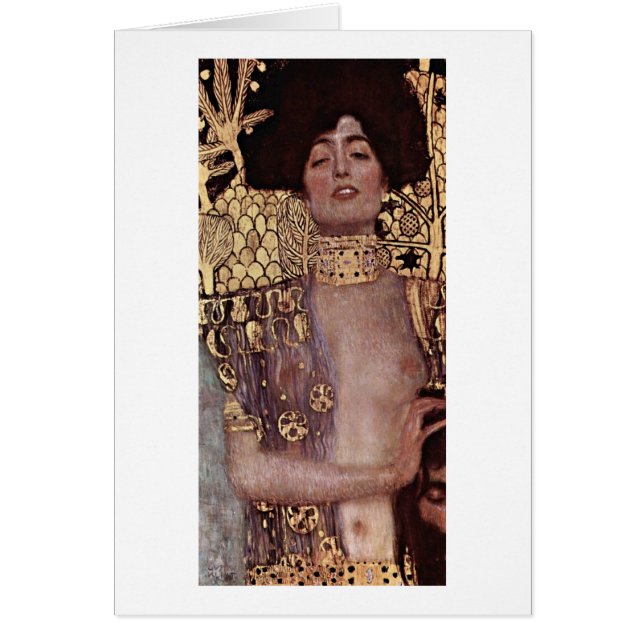 Judith met hoofdholofernes door Gustav Klimt (Voorkant)