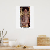 Judith met hoofdholofernes door Gustav Klimt Poster (Keuken)