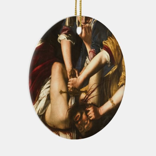Judith Slay Holofernes - Artemisia Gentileschi Keramisch Ornament (Rechts)