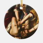 Judith Slay Holofernes - Artemisia Gentileschi Keramisch Ornament (Voorkant)