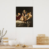 Judith Slay Holofernes - Artemisia Gentileschi Poster (Keuken)