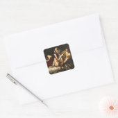 Judith Slay Holofernes - Artemisia Gentileschi Vierkante Sticker (Envelop)