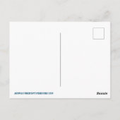 Judmentale duiven in Sweaters Whimsical Bird Art Briefkaart (Achterkant)