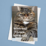 Judmentale Humor Cat Ate Easter Bunny Funny Feestdagen Kaart<br><div class="desc">Dit ontwerp werd gecreeerd door digitale kunst. Het kan worden gepersonaliseerd door de aanpassingsknoop te klikken en de woorden te veranderen of uw eigen tekst toe te voegen. Neem contact met me op colorflowcreations@gmail.com als je dit ontwerp op een ander product wilt gebruiken. Koop mijn oorspronkelijke abstracte acrylschilderij te koop...</div>