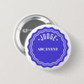 Judnest Contest Modern Ribbon, rechter Ronde Button 5,7 Cm (Voorkant /achterkant)