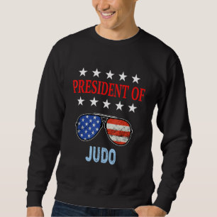 Judo Accessoires Vlag van de VS Judo Spreuk Trui