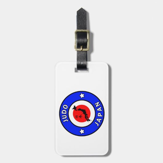 Judo Bagagelabel (Voorkant verticaal)