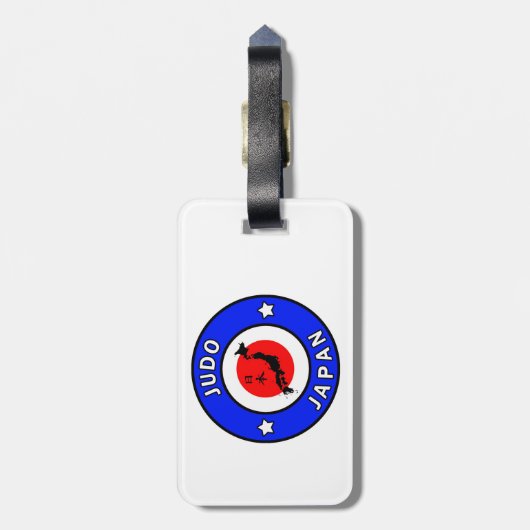 Judo Bagagelabel (Achterkant verticaal)