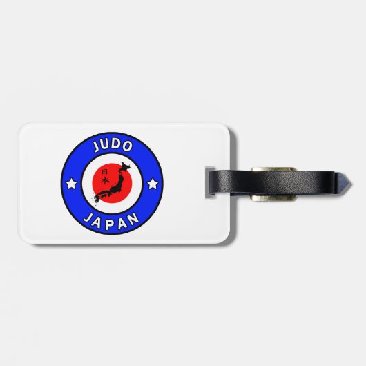 Judo Bagagelabel (Achterkant horizontaal)