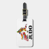 Judo Bagagelabel (Voorkant verticaal)
