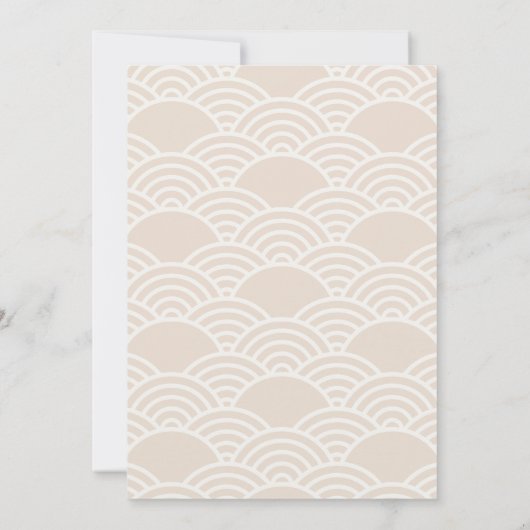 "Judo Bear Turns One" – 1st Birthday  Kaart (Achterkant)