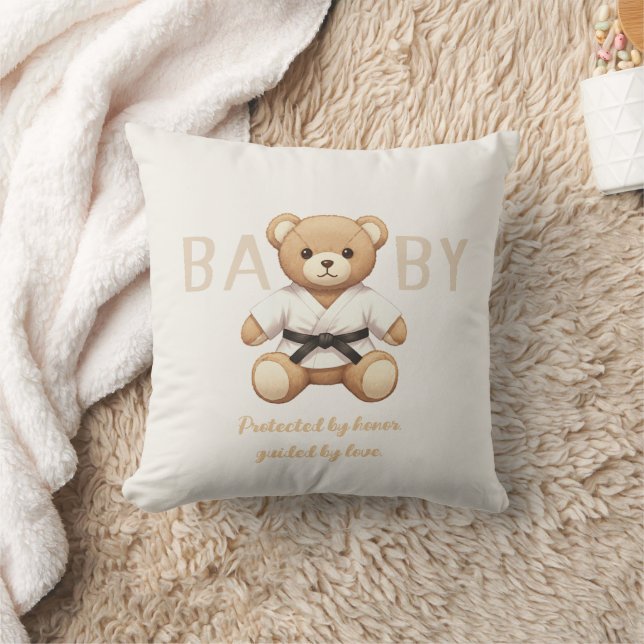 Judo Black Belt Bear Baby Shower Collection Kussen (Deken)
