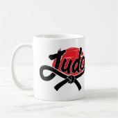 Judo - Black Belt -Rising Sun Koffiemok (Links)