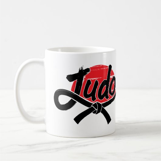 Judo - Black Belt -Rising Sun Koffiemok (Links)