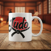 Judo - Black Belt -Rising Sun Koffiemok