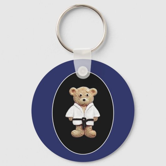 Judo Black Belt Sleutelhanger (Voorkant)