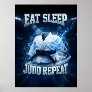 Judo Bootleg Retro Martial Arts Poster