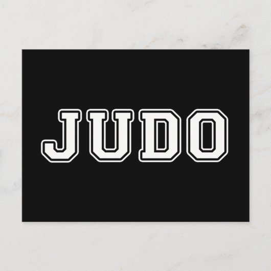 Judo Briefkaart (Voorkant)