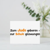 Judo Briefkaart (Staand voorkant)