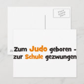 Judo Briefkaart (Voorkant / Achterkant)
