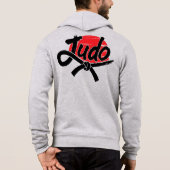 Judo Brush Script and Black Belt – Rising Sun Hoodie (Achterkant)