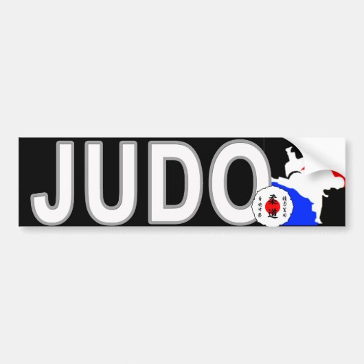 JUDO Bumpersticker (Voorkant)