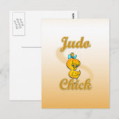 Judo Chick Briefkaart (Voorkant / Achterkant)