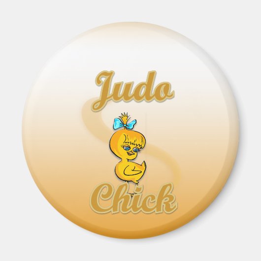 Judo Chick Magneet (Voorkant)