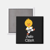 Judo Chick Magnet (Voorkant / Achterkant)