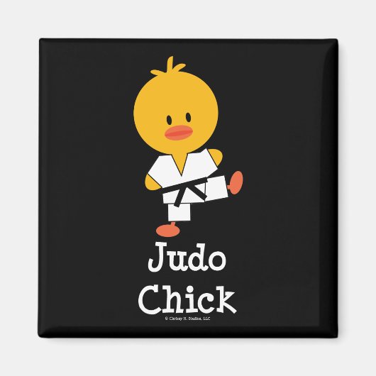 Judo Chick Magnet (Voorkant)