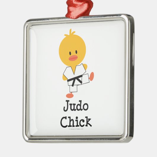 Judo Chick Ornament (Links)