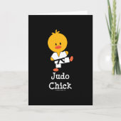 Judo Chick Wenskaarten Kaart (Voorkant)