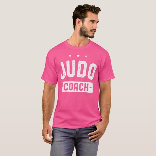 Judo Coach Judo T-shirt (Voorkant volledig)