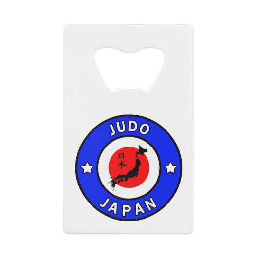 Judo Creditkaart Flessenopener (Voorkant)