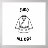 Judo de hele dag poster (Voorkant)