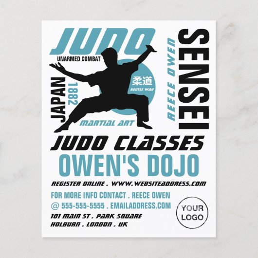 Judo Design, Judo-klassen Flyer (Voorkant)