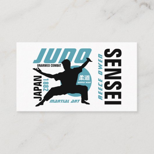 Judo Design, Sensei Visitekaartje (Voorkant)