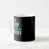 Judo Eat Sleep Judo Repeat Koffiemok (Voorkant links)