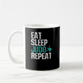 Judo Eat Sleep Judo Repeat Koffiemok (Links)