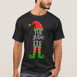 Judo Elf Familie Matching Kerstgroep Grappig T-shirt