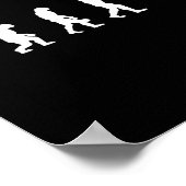 Judo Evolutie Cool Judoka Retro Cadeau Poster (Hoek)
