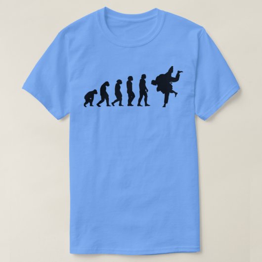 JUDO EVOLUTION JUDO Judoka JUDO vechtkunst zwart T-shirt (Design voorkant)