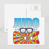 Judo Geek v4 Briefkaart (Voorkant / Achterkant)